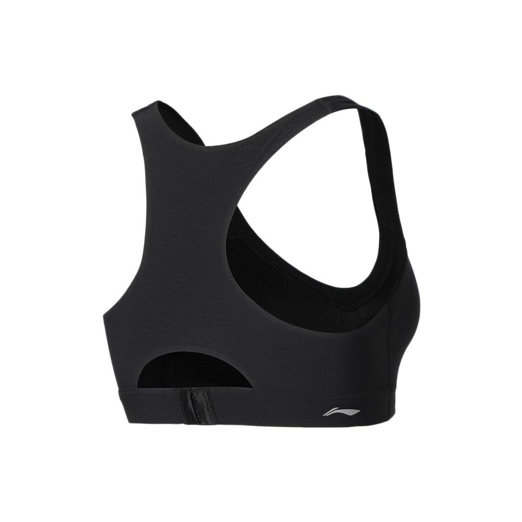 Li Ning Sports Lifestyle Series Solid Color Logo Print Tight Sports Underwear Women underwear Black AUBS058-1