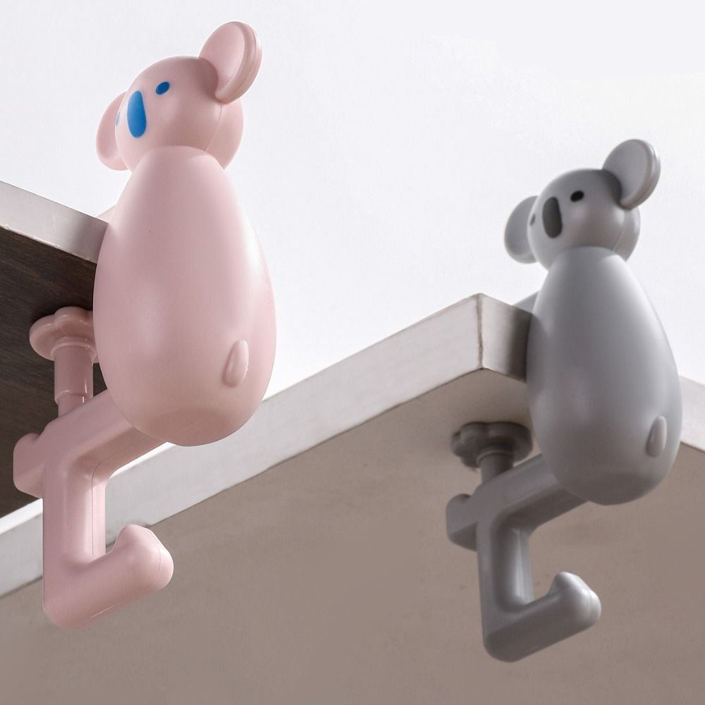 1pc Portable Desk Side Hanging Bag Hook Multifunctional Adjustable Table Backpack Hook Cartoon Animal Durable Table Bag Holder