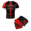 MMA Trainingsshorts Set Herren Damen - Schnelltrocknend Boxen Muay Thai Kampfsportbekleidung Fitnessstudio Fitness