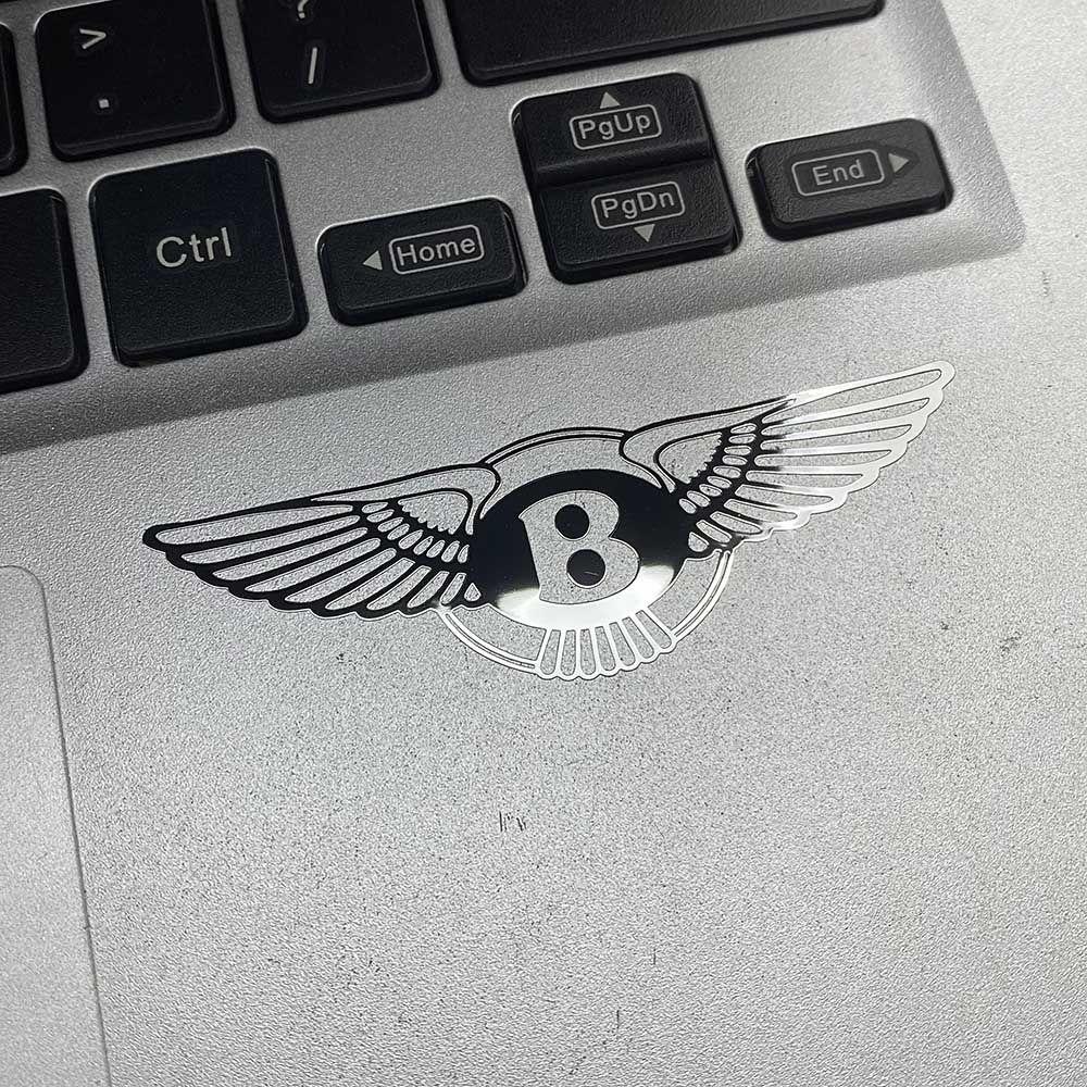 Bentley Logo Car Metal Stickers Computer Tablet Mobile Phone Stickers Car Window Body Decoration Stickers interior Accessories CL0