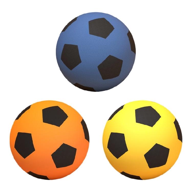 High Elastic Indoor Quiet Football Low Noise Indoor Bounce Ball Light Weight Soft Foam Practice Ball For Various Indoor