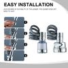 High Pressure Face Washing Sink Tap Adapter Enhances Pressure Face Cleaning Basin Aerator User Friendly Simple Installs