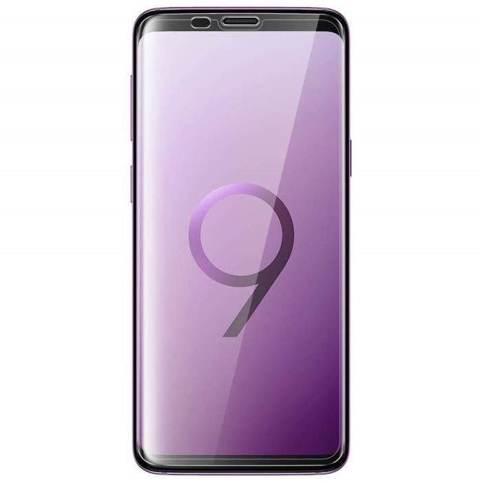 Screen Protector - INECK - Samsung Galaxy S9 - 3D Tempered Glass - 0.33mm - Scratch-resistant - Transparent