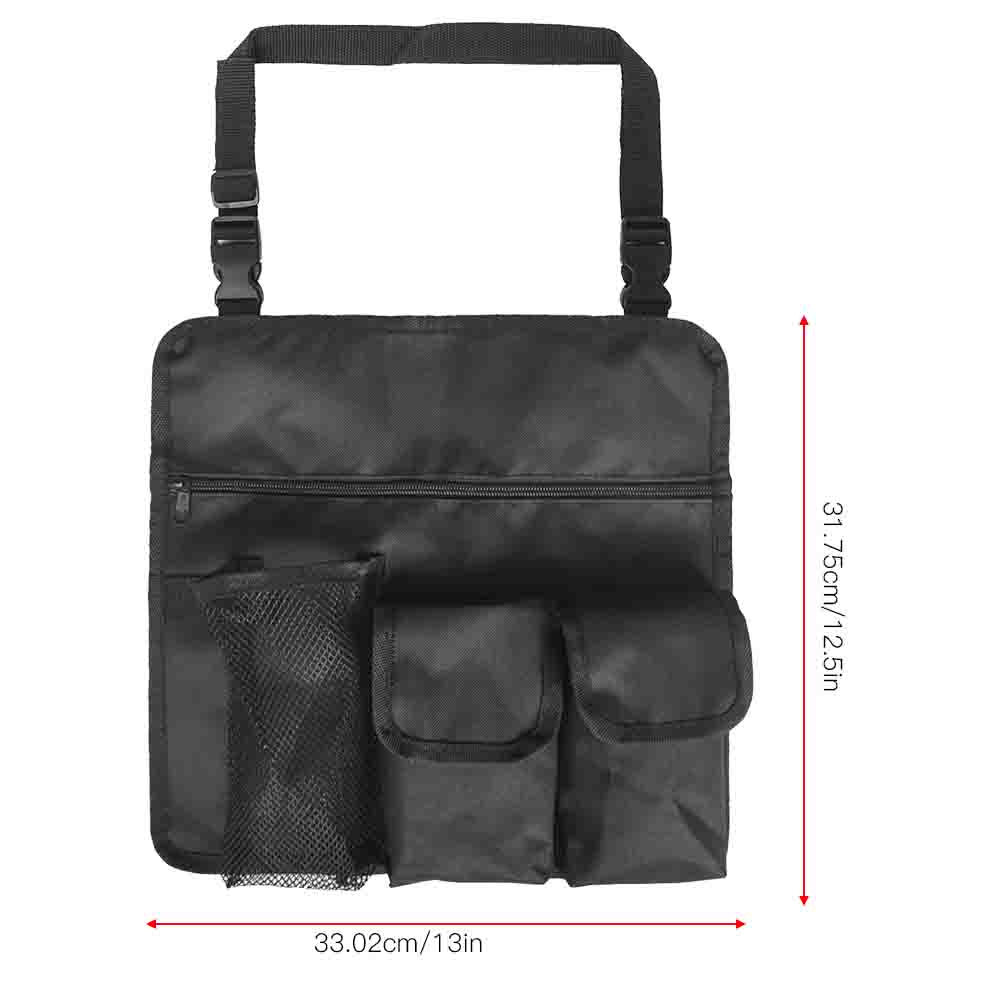 Outdoor Waterproof 600D Oxford Cloth Beach Chair Bag Messenger Bags for Drinks Food Storageblack