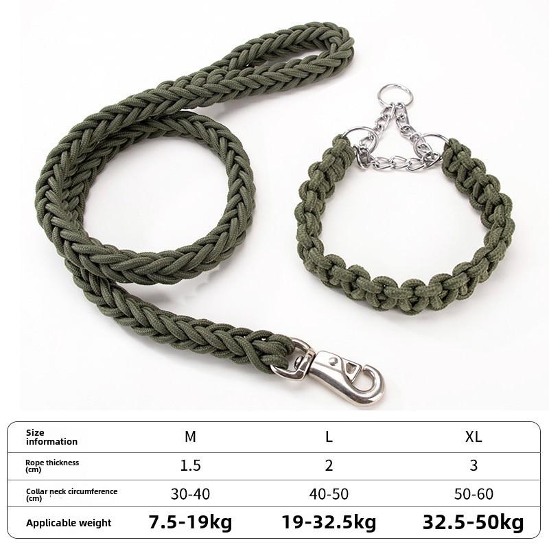 

Поводок для собак большой длины, цепь для собак средней длины, золотистый ретривер, лабрадор, поводок для прогулок с P-цепью, товары для животных M