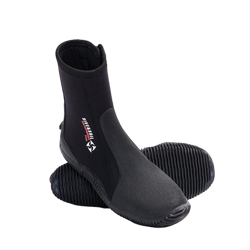 5 mm dicke, rutschfeste High-Top-Watschuhe für den Außenbereich für Strand, Schnorcheln, Surfen und Tauchen