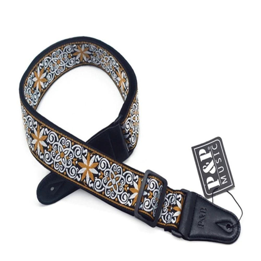 Embroidered Bass Belts Guitar Shoulder Belt Guitar Strap Guitar Belts Electric Guitar Belts