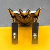 Chrome Metal self-luminous Transformers Decepticon Grille Emblem Car Grill Badge