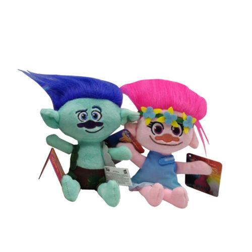 Trolls Poppy New Branch Diamond Biggie Harper Figures Plush Pvc Doll Toys Kid
