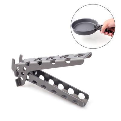 Pan Handler Pot Lifter Holder Gripper Pan Clip Clamp Camping Cookware Hot Dish Holder