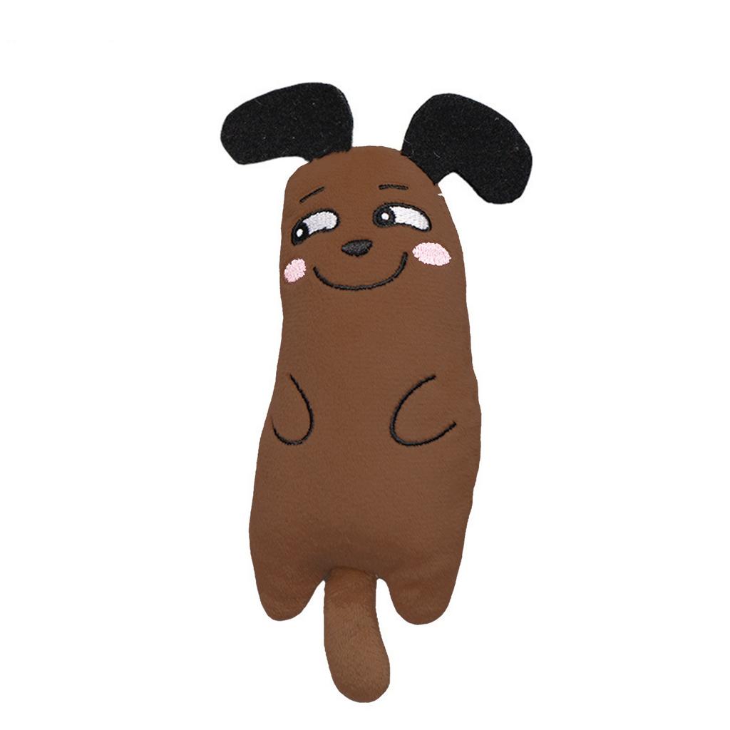 Cartoon Ausdruck Katzenminze Zahnen Selbstunterhaltung Cartoon Plüschtier