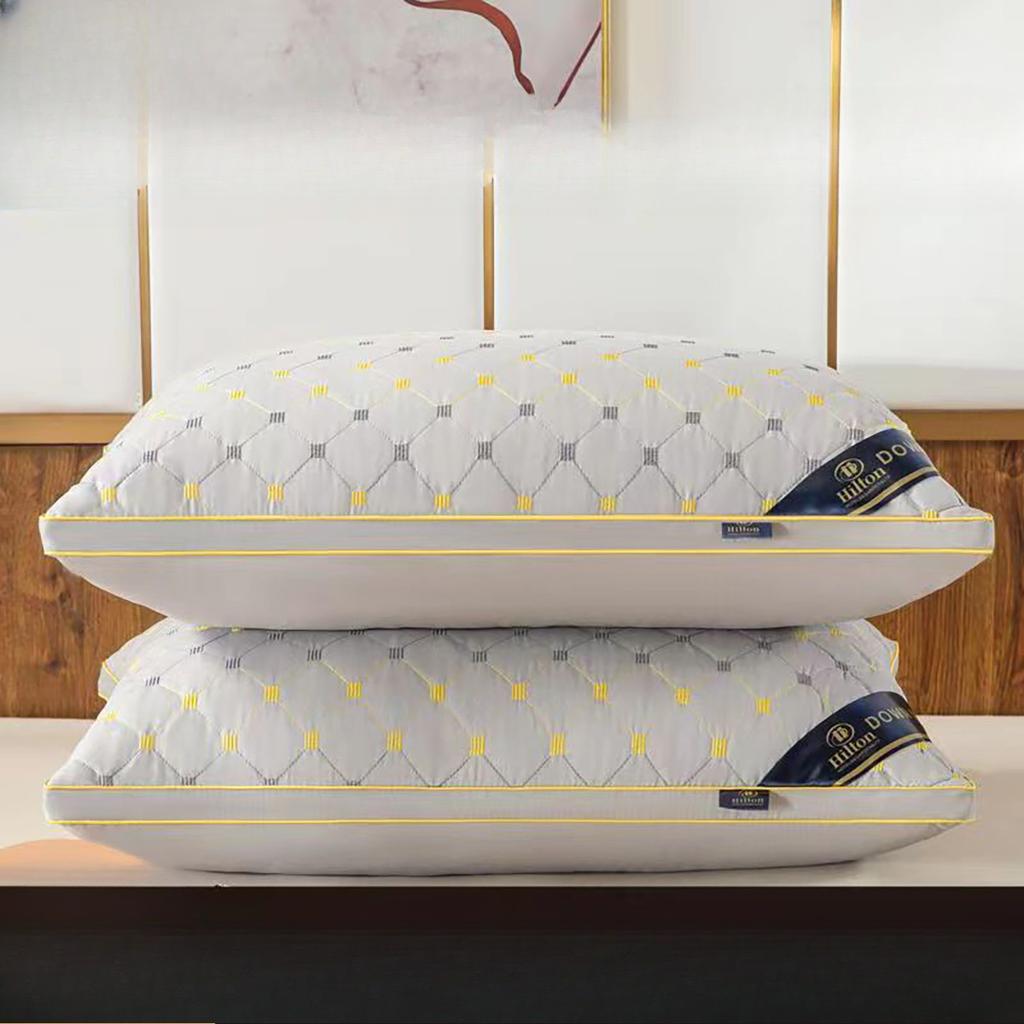 Star Feather Velvet Pillow Core Single Dormitory Medium and High and Low Pillows Can Be Washed Pillow Core