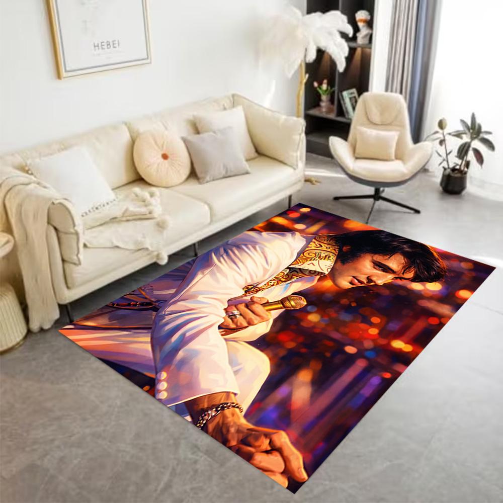 Epic Elvis Concert Performance Floor Rug Office Rug Perfect for Balcony Outdoor Kitchen Hallway Anti-slip Rug Office home decor Wedding Party Gift