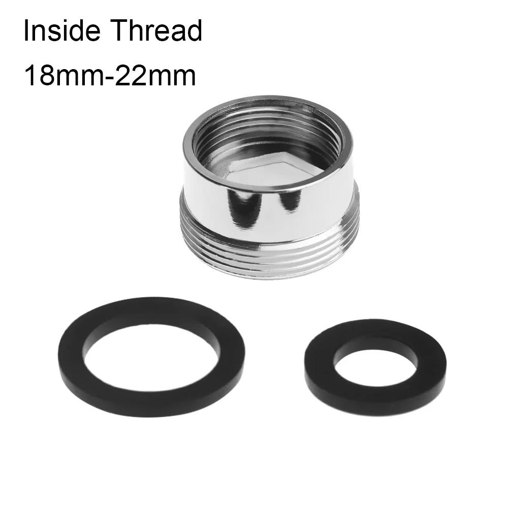 Tap Aerator Connector Metal Outside Inside Thread Water Saving Adaptor Kitchen Faucet With Gasket 16/18/20/22/24/28/mm to 22mm