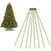 Christmas Tree Lights with Ring 8 Flashing Modes for Outdoor Decoration Yard