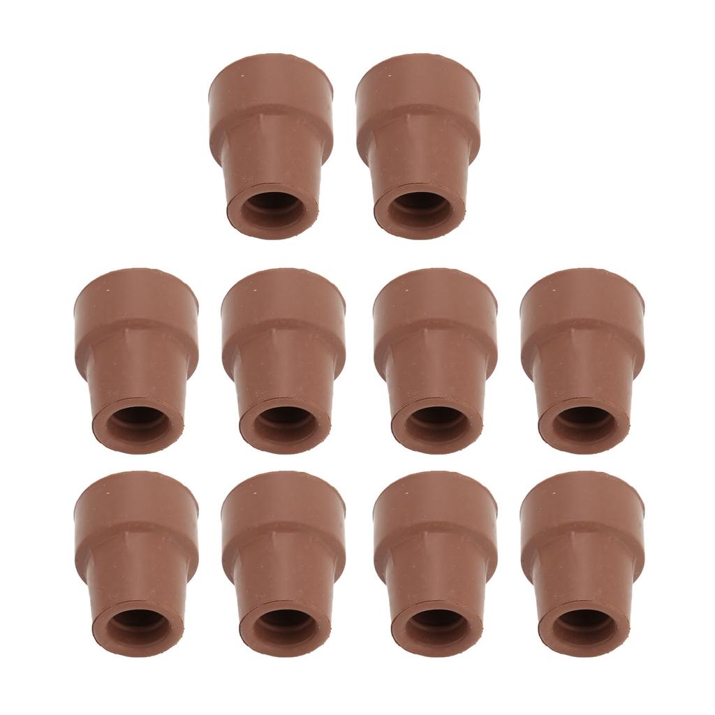 10Pcs Crutch Tip 19mm Slip Proof Walking Cane Foot Rubber Accessory Set Kit for Replacement