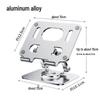 Adjustable Aluminum Tablet and Phone Stand for iPad and iPhone