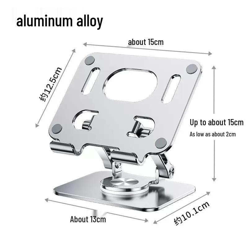 Adjustable Aluminum Tablet and Phone Stand for iPad and iPhone
