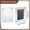 4x6 Inches Acrylic Picture Frame, Clear Minimalist Standing Double Sided Rectangle Home Decor Photo