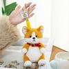 Hand Pot Corgi Plush Pendant Puppy Doll Plush Toy Dog Doll Backpack Hanging Birthday Presents