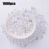 Bulk Pack of 1000 Mixed Transparent Acrylic Diamonds for Wedding Events