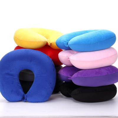 Foam Particle Neck and Backrest U-Shaped Travel Pillow