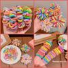 High Elastic Fairy Hair Tie - Gentle, Thick, Colored Rubber Band for Girls