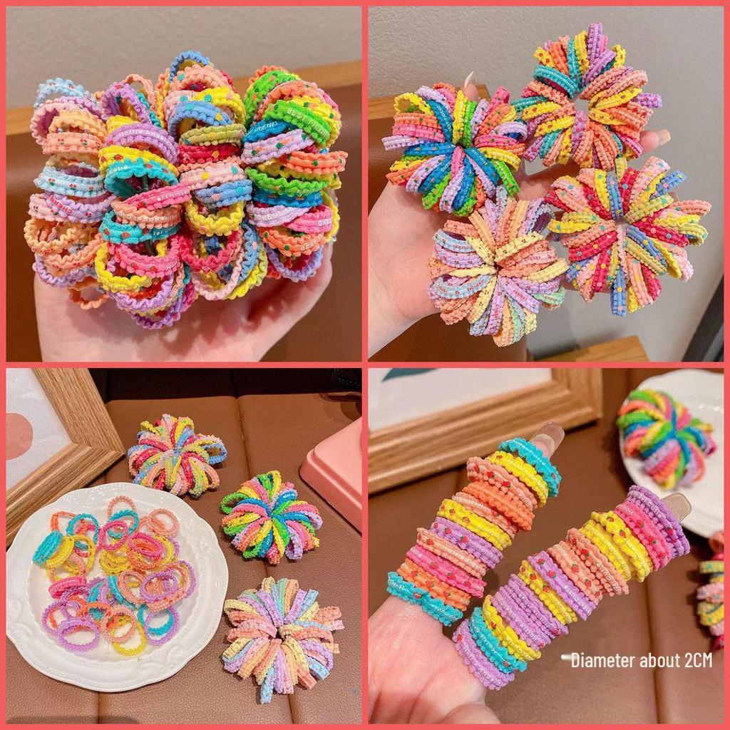 High Elastic Fairy Hair Tie - Gentle, Thick, Colored Rubber Band for Girls