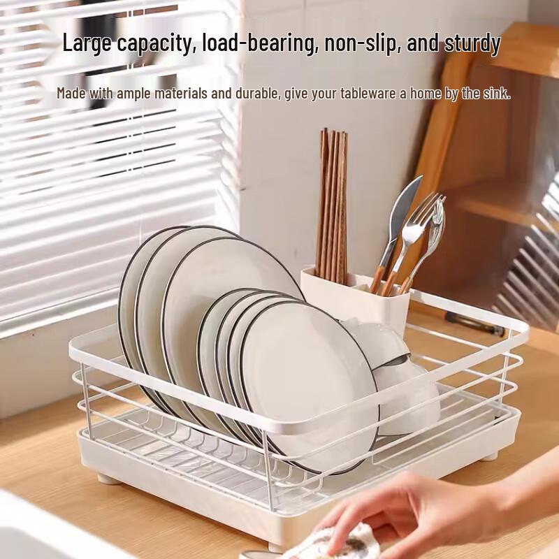 Large Stainless Steel Countertop Dish Drying Rack