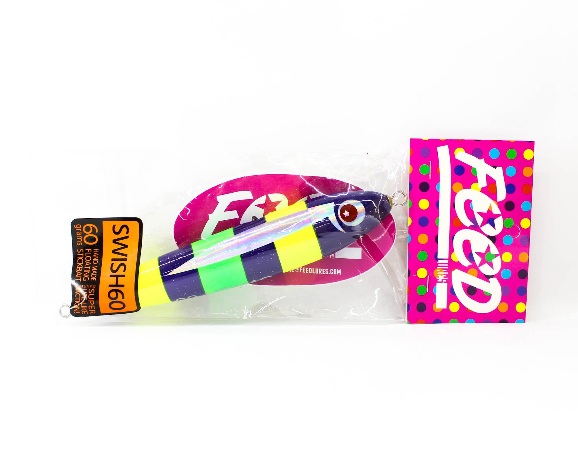 

Feed Swish 60 Hand Made Wood Floating Lure 60 grams 217 (3217)