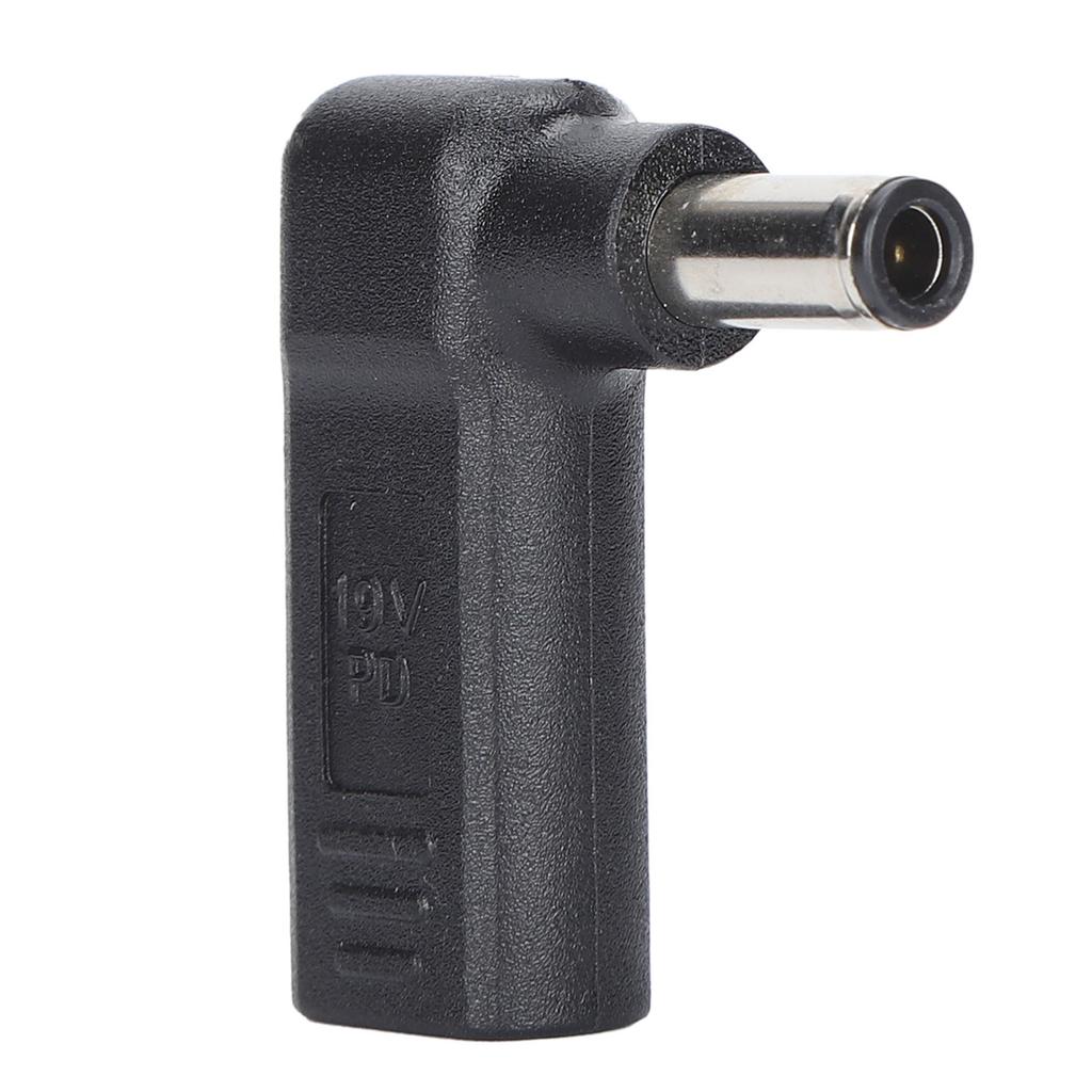 TypeC To DC Adapter Female To Male Plug 6.0x0.6mm Right Angle PD Connector Charging Device