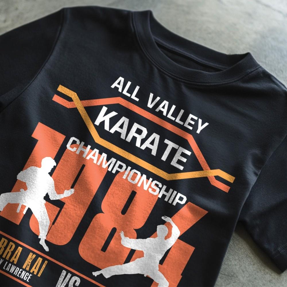Karate Kid All Valley T-Shirt Arnold Schwarzenegger Aliens Stallone JCVD