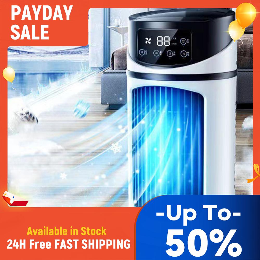 Fan 6-Speed Evaporative Air Cooler with Humidifier Personal Air Cooler for Home Office Bedroom Use