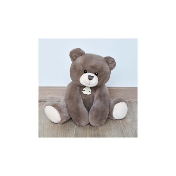 Ours En Peluche - HISTOIRE D'OURS - Ours Oscar - Taupe 35 Cm - Multicolore - 0 Mois - Naissance - Mixte