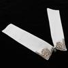 Colletto Chiffon Rimovibile con Decorazioni di Strass Mezzo Colletto per Uniformi e Spilla Decorazione per Abiti