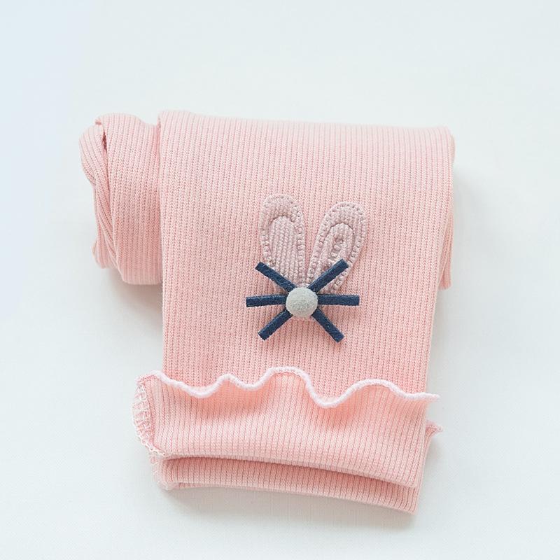 Baby Girls Leggings Cute Cotton Pants Skinny Print Trousers Cartoon Children Tights Casual Pants Clothes Spring Autumn
