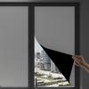 Anti Light Leakage Blackout Glass Sticker Full Blackout Sunshade Film  Apartment