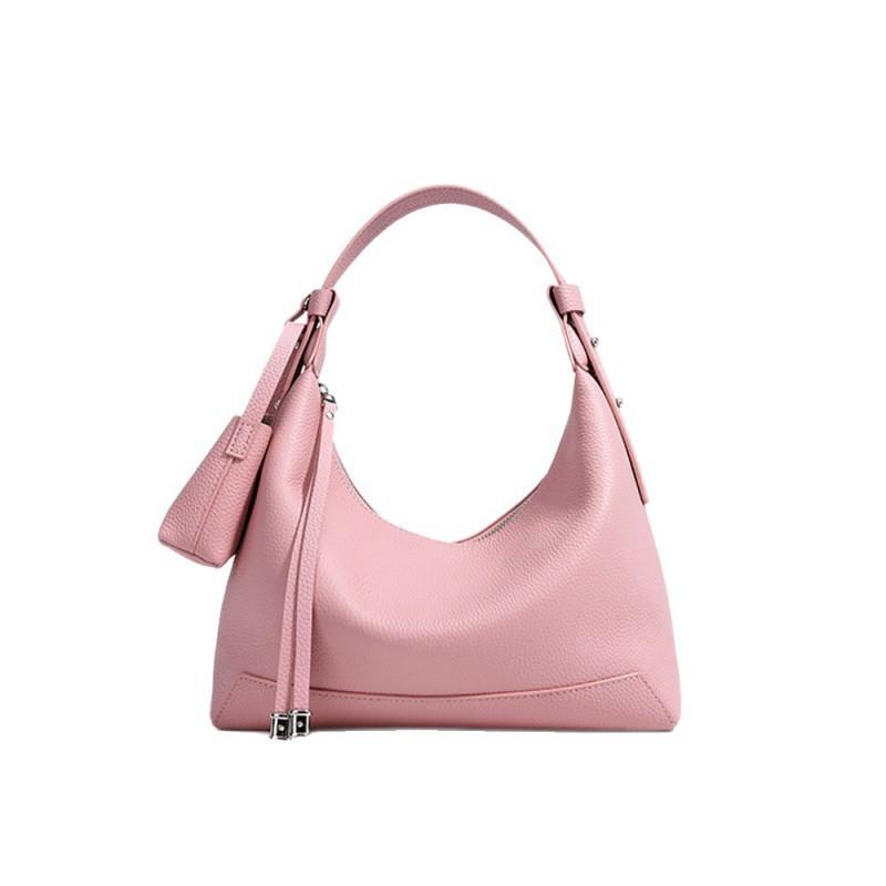 Large Capacity Versatile Women's Crossbody Bag With Niche Design Cowhide Armpit Office Worker's Hand-held Shoulder