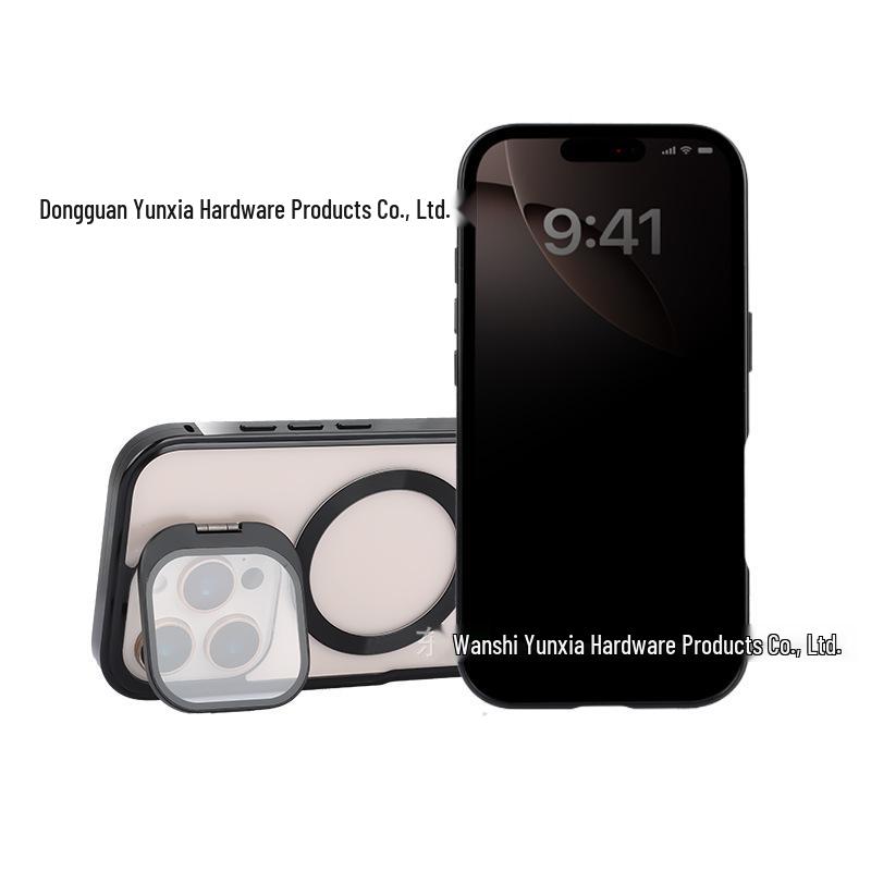 Apple iPhone 17 Pro Max Magnetische HD Magsafe Hülle mit Ständer für iPhone 16 Objektiv