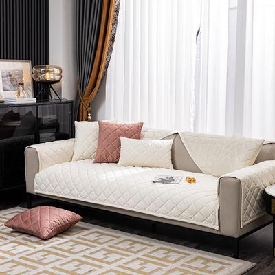 Four Seasons Universal Embroidery Craft Sofa Cushion Sofa Cover Fabric Plush Anti-Scratching Leather Sofa Cushion Protection
