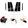 6pcs/set Glossy Black Window Door Deal B C Pillar Post Cover Sticker Fit For Buick Regal 5 Door Wagon 2018-2020