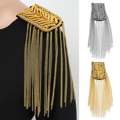 Büyüleyici Süs Aksesuarları Püskül Zincir Süslemeleri Parlak Omuz Püsküller El Yapımı Apolet Takı