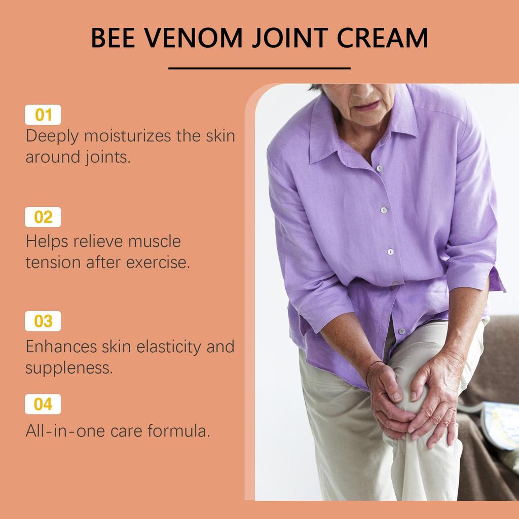60g Bee Venom Aloe Vera Joint Care Stick Moisturizing Joint Cream Knee Nourishing Sports Care Portable