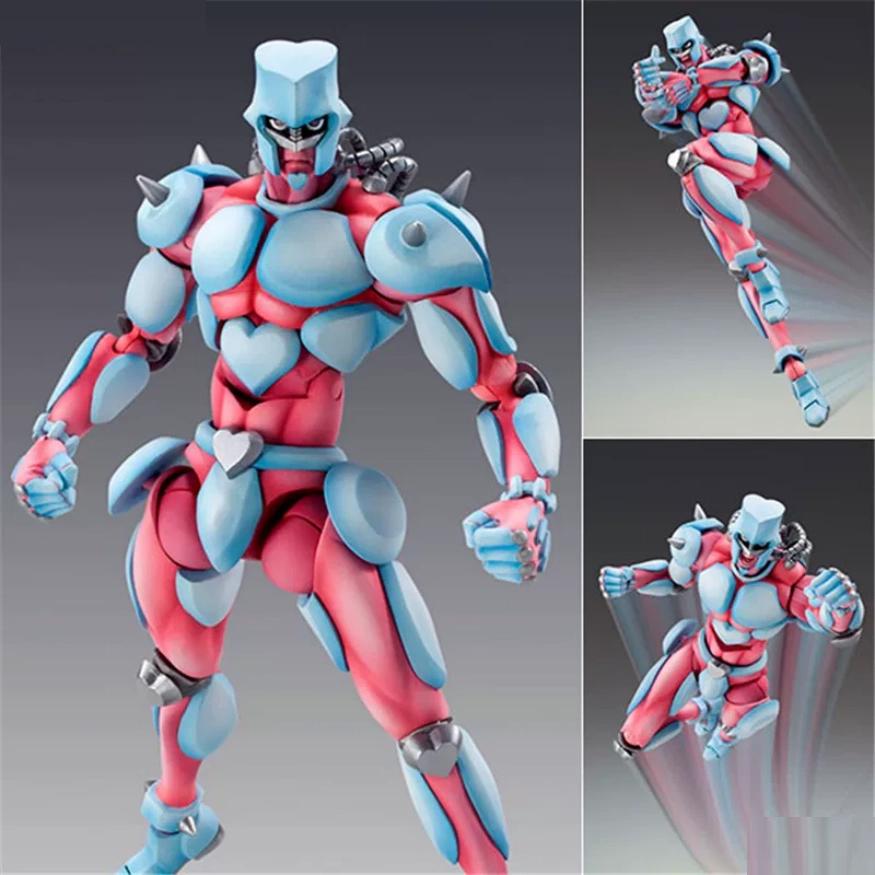 25cm JOJO'S Bizarre Adventure Josuke Higashikata Crazy Diamond Große Super Actionfigur Anime Modell Spielzeug Schreibtischornament Junge Geschenk