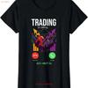 Trading Is Calling Stock Markets Day Trader Investor T Shirt Vintage Washed Stretched Casual Slightly Soft
