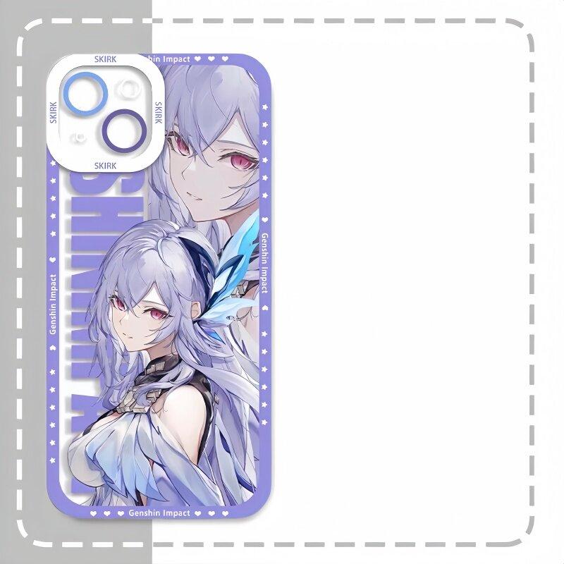 Genshin Impact Skirk Handyhülle Für Xiaomi Redmi Note 14 13 12 11 Pro Plus 11S 12S 10 10S Turbo 4 POCO X6 X7 Pro 14C 13C Hülle