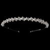 Fashion Rhinestone Bridal Tiara Headpiece Silver Crystal Wedding Hair Accessories Women Birthday Party Rhinestone Crowns