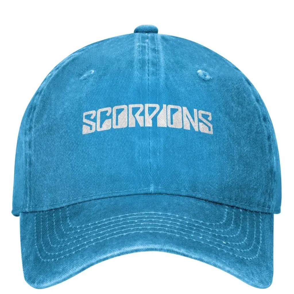 Black Rock Scorpions Rock Band Baseball Cap Casual Couple Women Trucker Hat Sunshade Kpop Rock Baseball Caps Gift