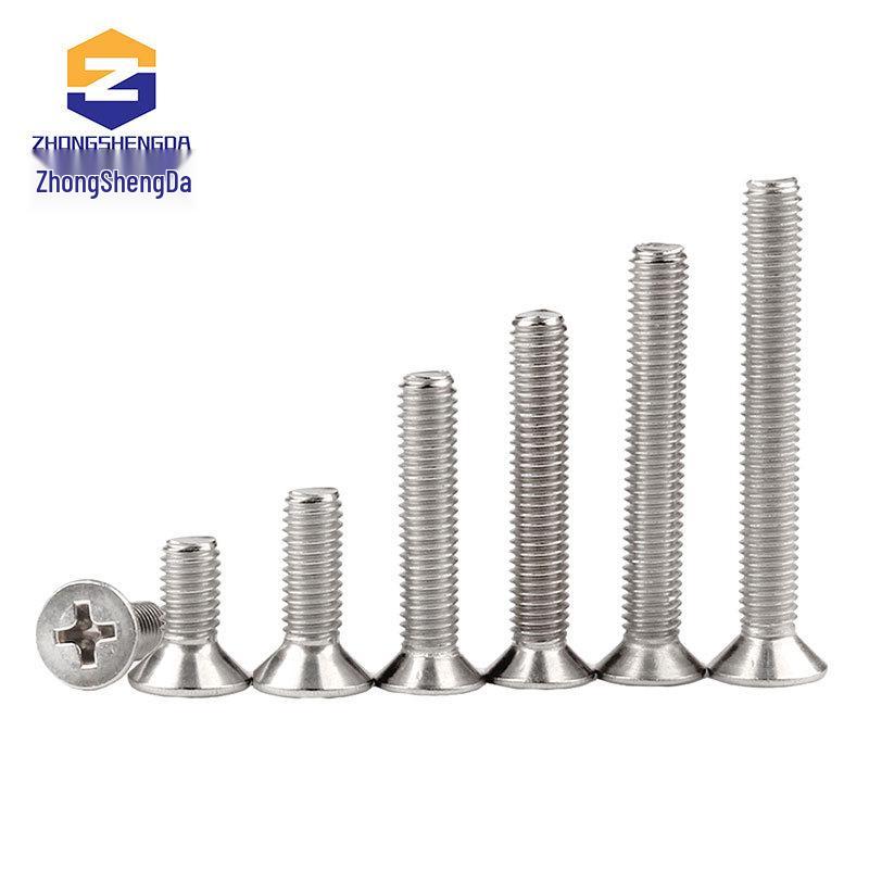 304 Stainless Steel Phillips Countersunk Flat Head Machine Screw M2/M3/M4/M5