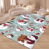 Merry Christmas Carpet Living Room Sofa Bedroom Entrance Bedroom Kitchen Door Mat Non-Slip Home Decor Area Rug Happy New Year